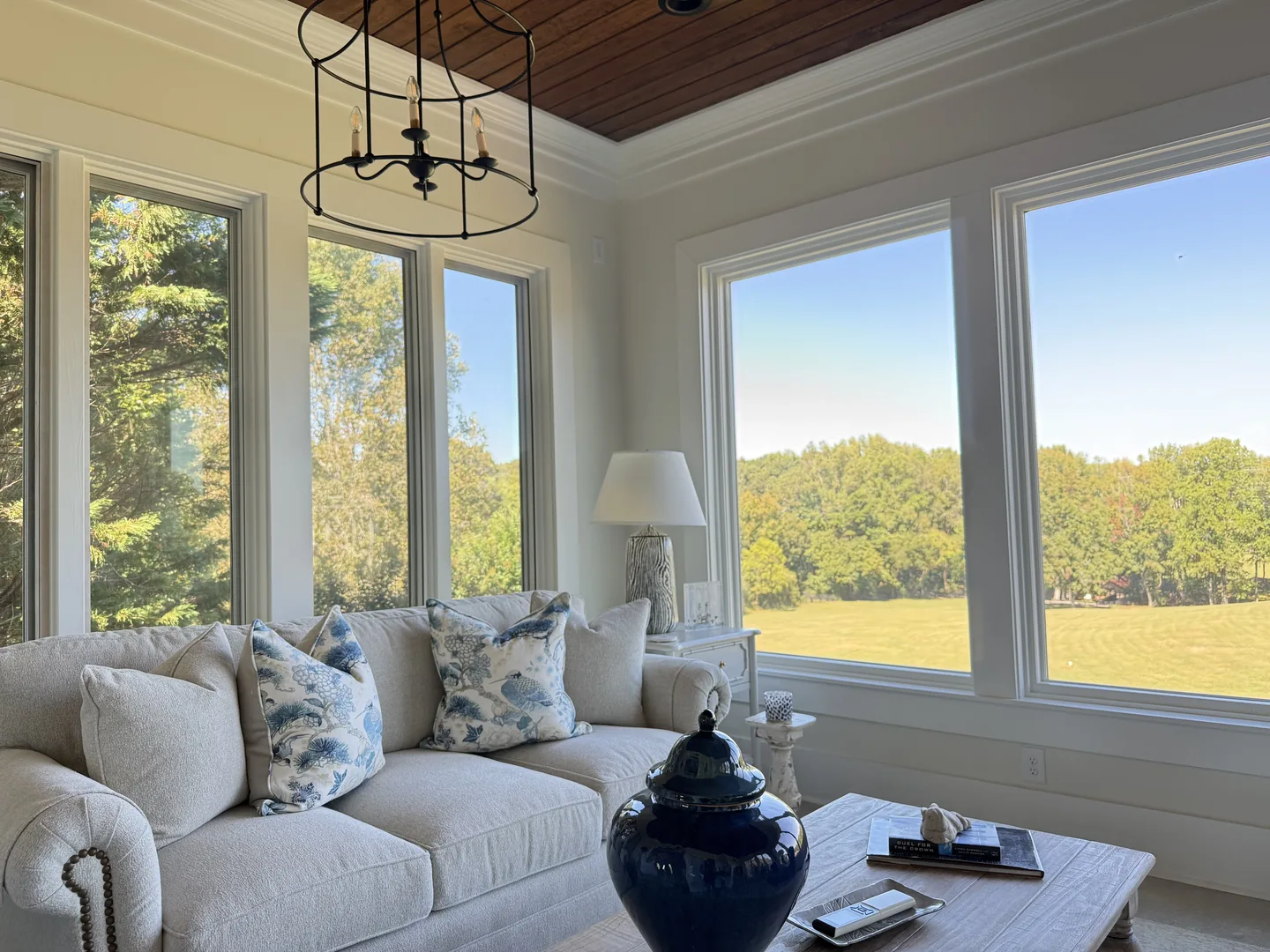 Country Estate Sunroom & Meadow Vista