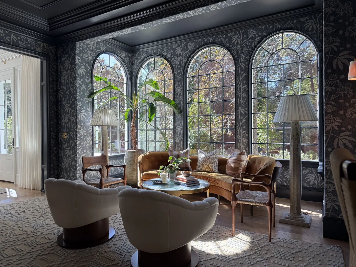 Arched Conservatory Lounge & Garden Panes