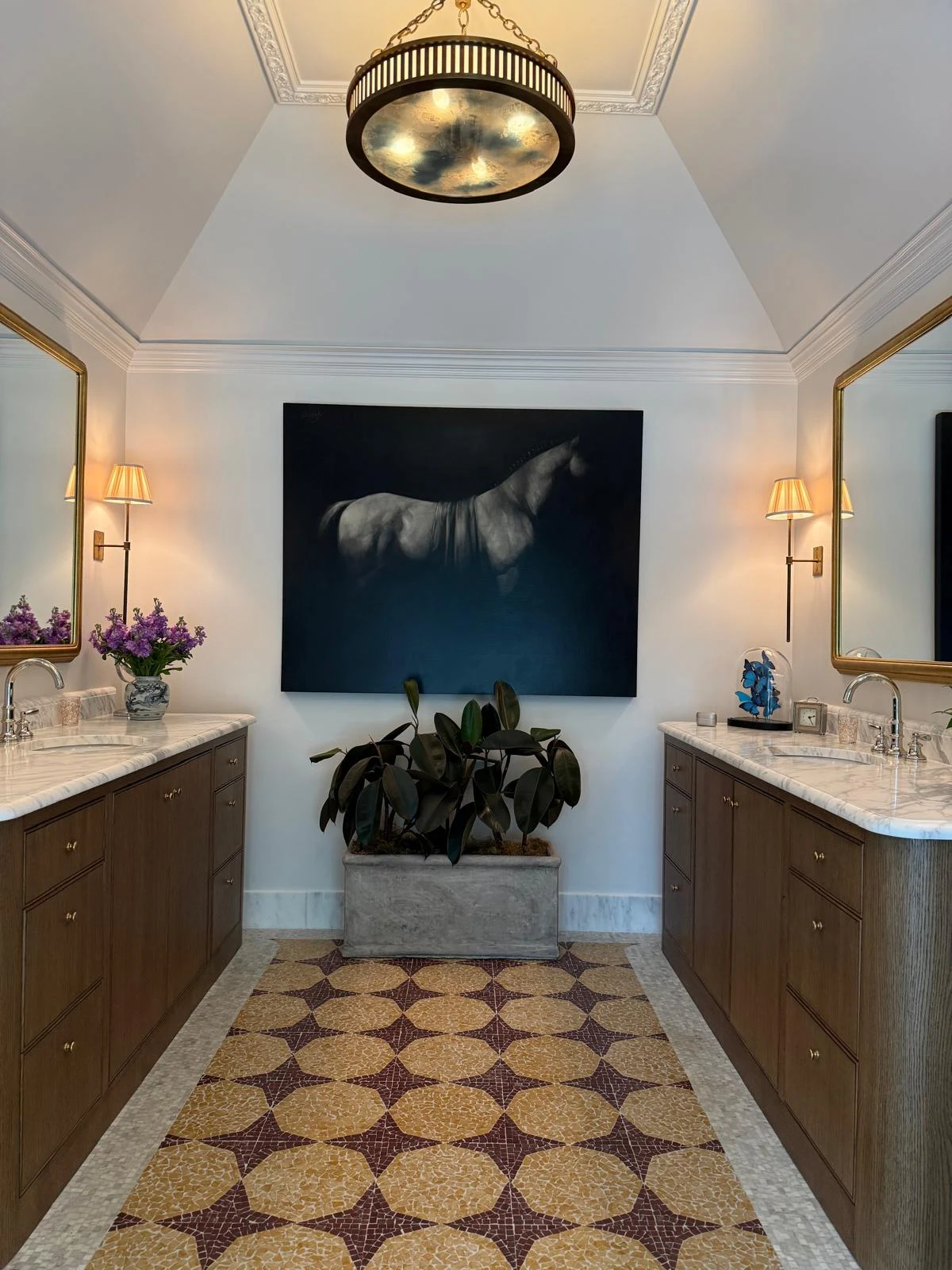 Master bath sanctuary with dual vanities